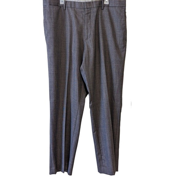 Banana Republic Men's Brown Tweed Classic Fit 100% Wool Dress Pants Size 38X32 - Picture 1 of 8